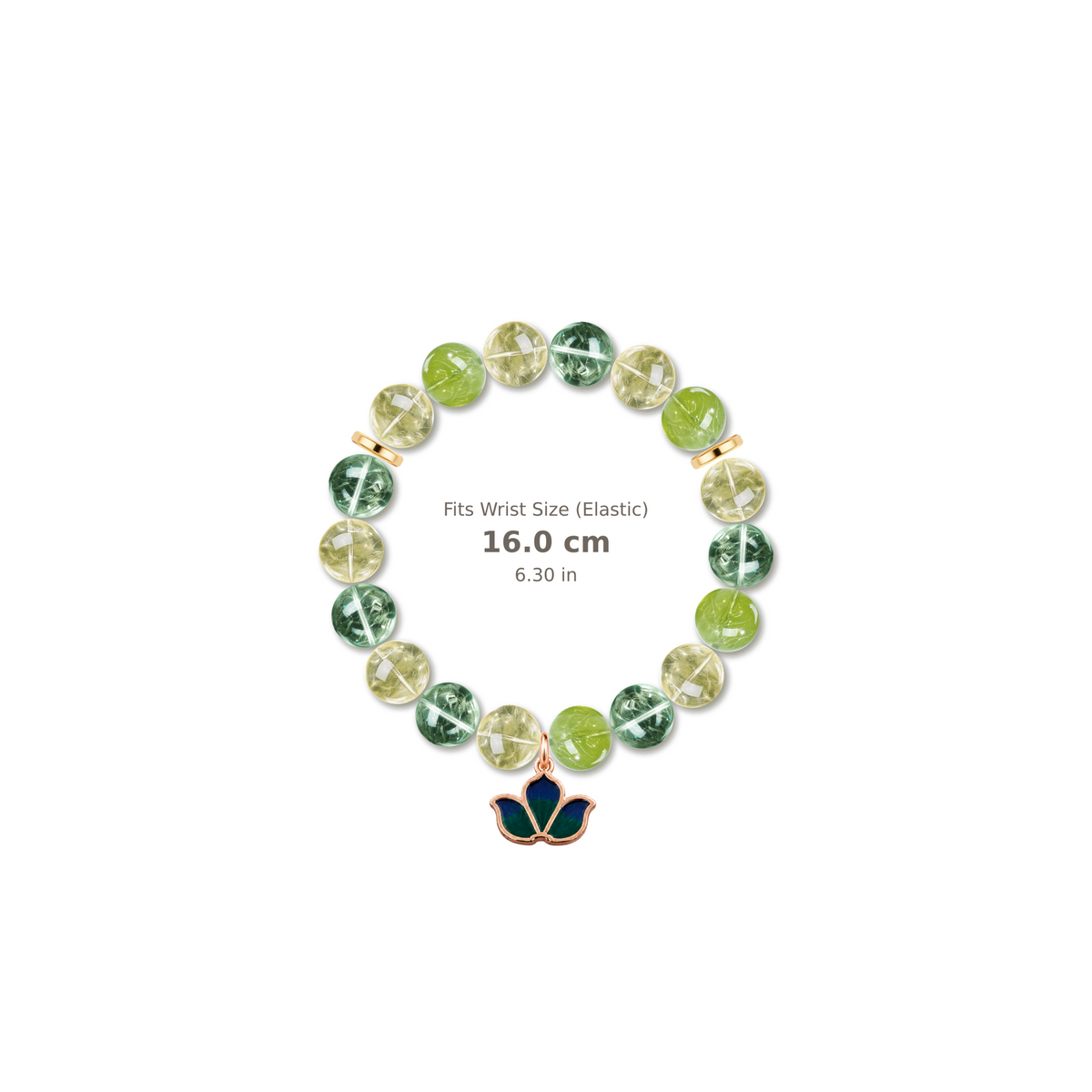 Citrine Path Bracelet mixed crystal bracelet design — alternating beads with evenly spaced accents and reference-style soft shadow