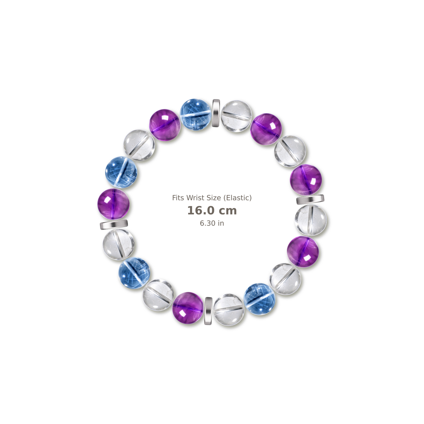 Clear Horizon Bracelet bracelet design — evenly distributed accents v3