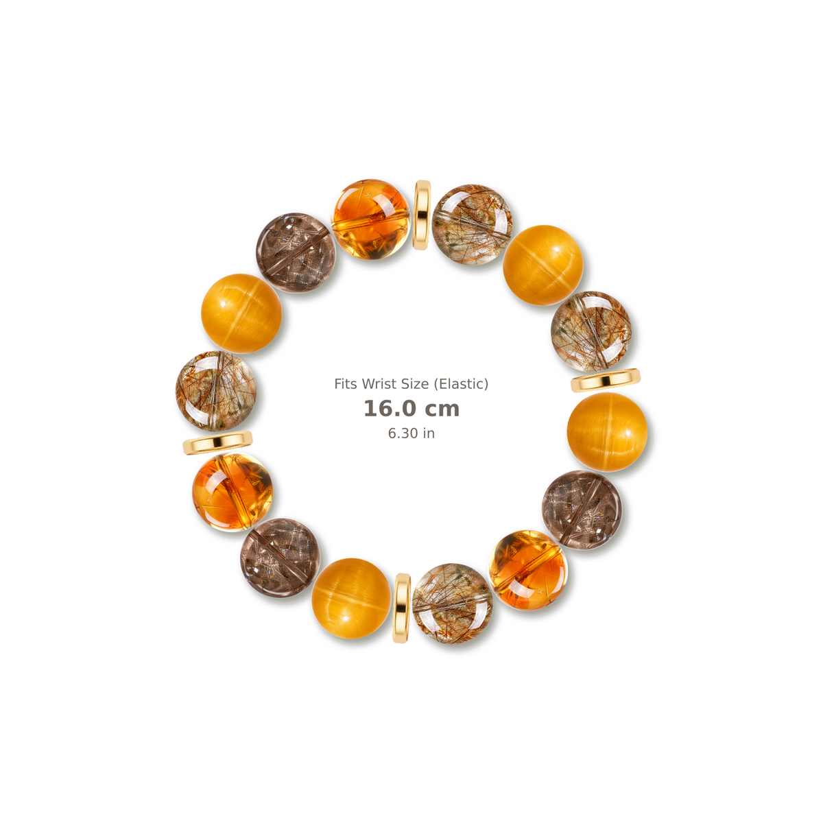 Evening Luxe Bracelet mixed crystal bracelet design — alternating beads with evenly spaced accents and reference-style soft shadow
