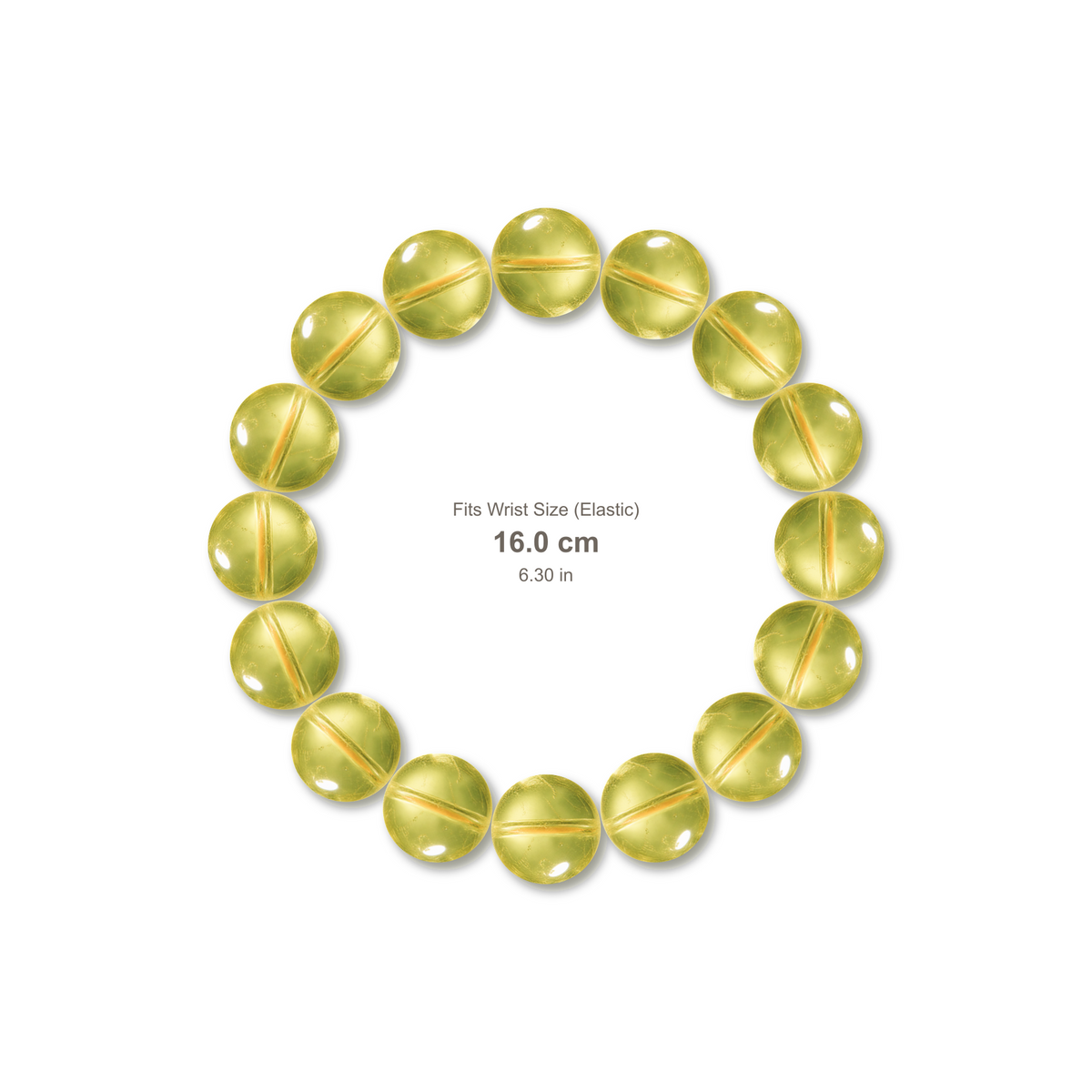 Golden Prehnite Bracelet bracelet design — contact spacing 10mm, reference-style soft shadow, no string v9