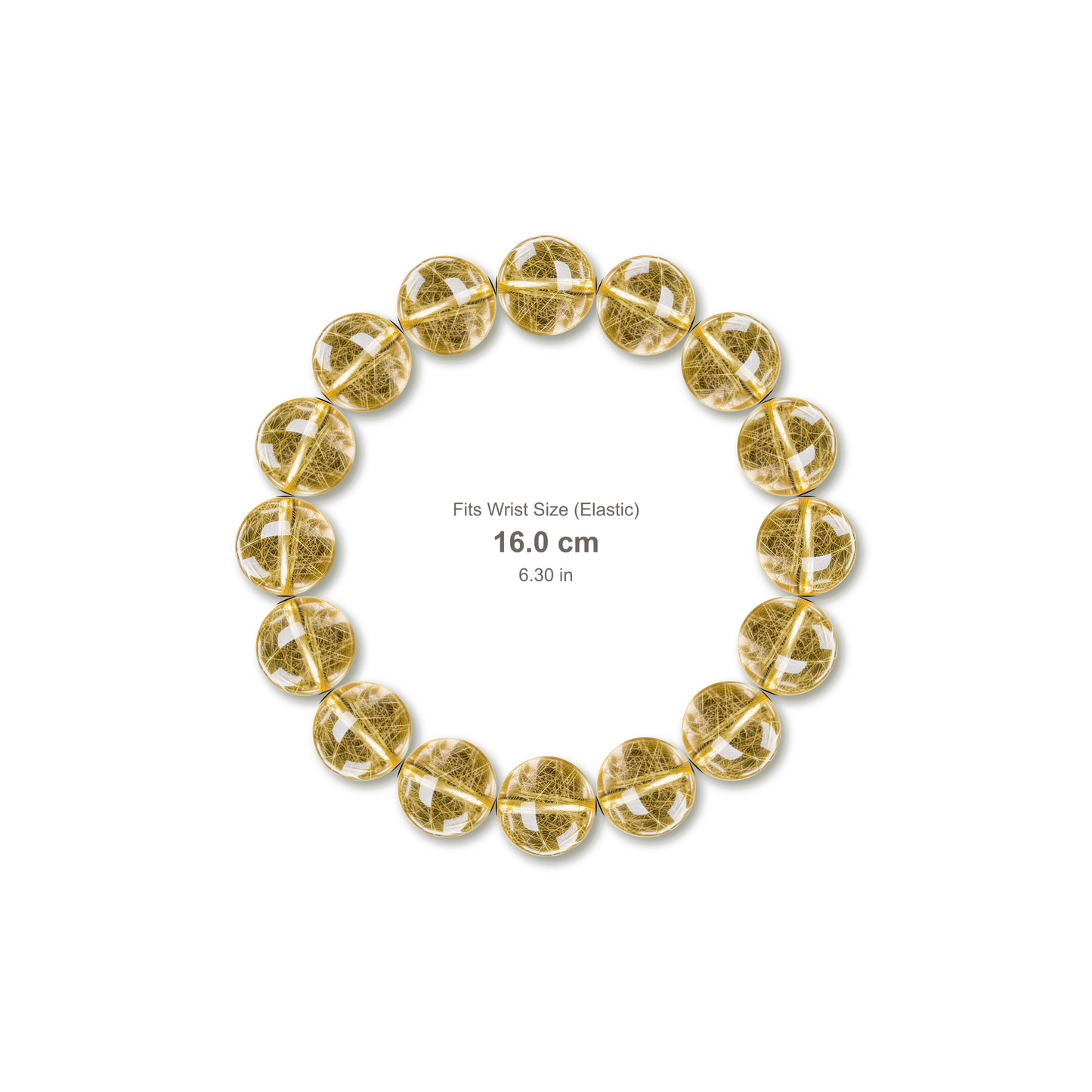 Golden Rutilated Quartz Bracelet bracelet design — contact spacing 8mm, reference-style soft shadow, no string v9