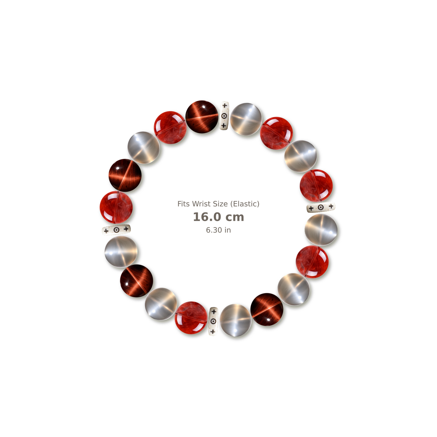 Obsidian Haven Bracelet bracelet design — evenly distributed accents v3