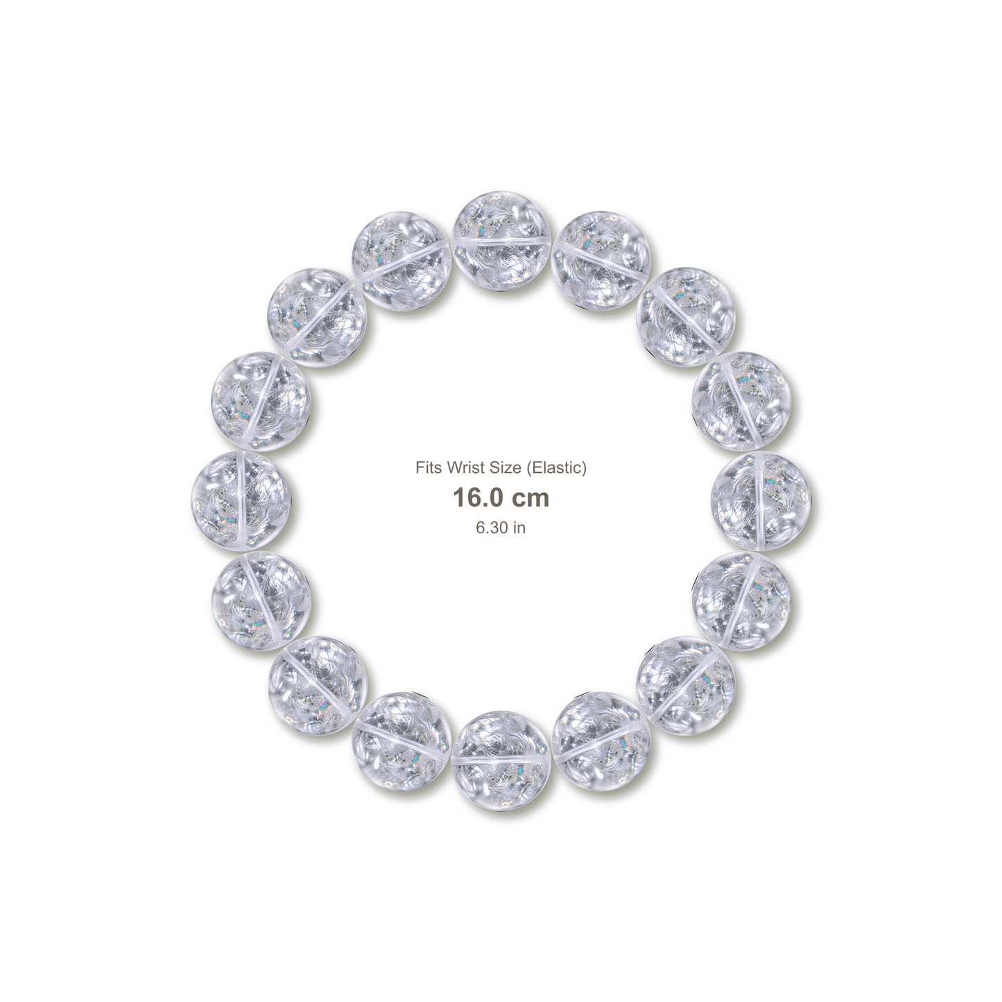 Snow White Azeztulite Bracelet bracelet design — contact spacing 10mm, reference-style soft shadow, no string v9