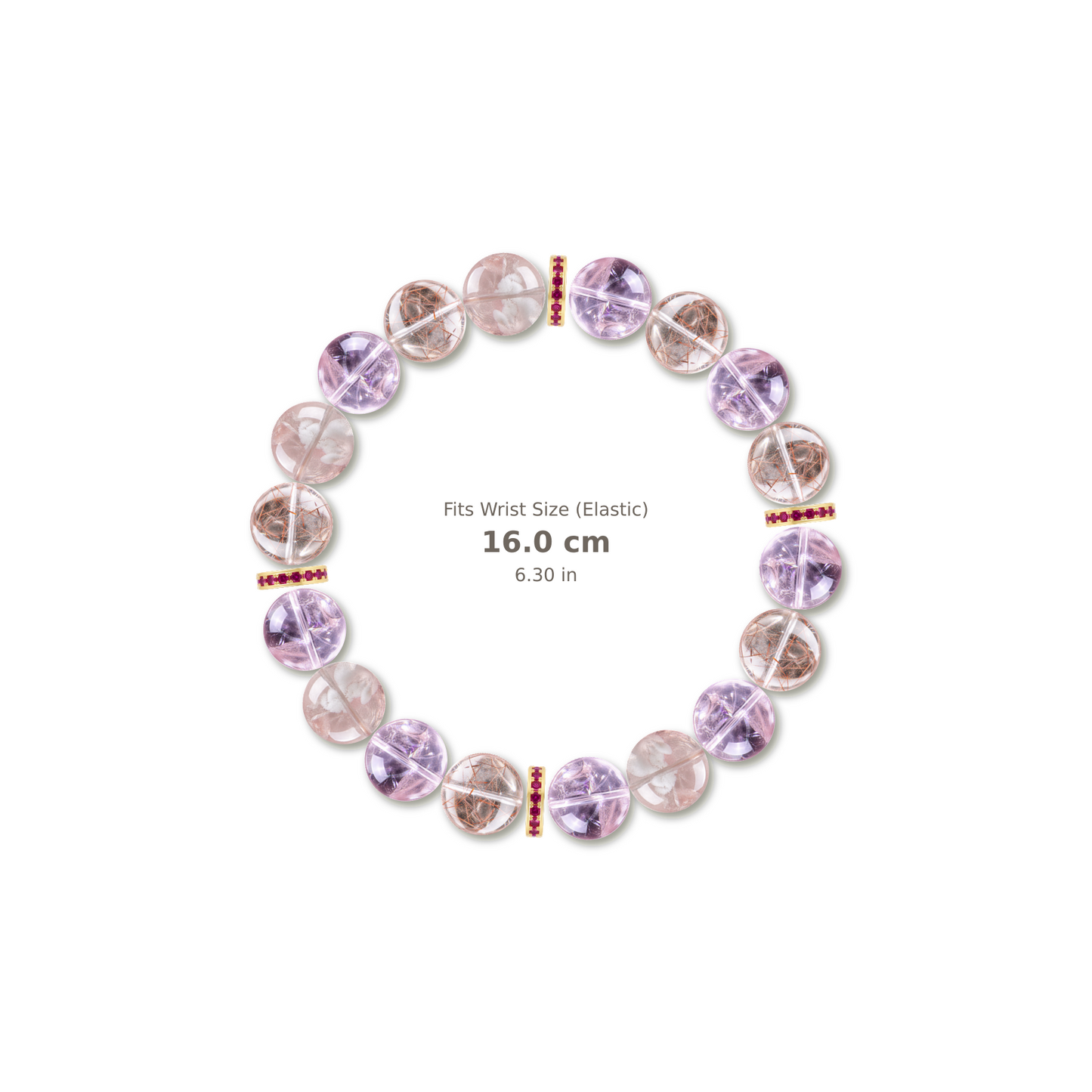 True Heart Bracelet bracelet design — evenly distributed accents v3