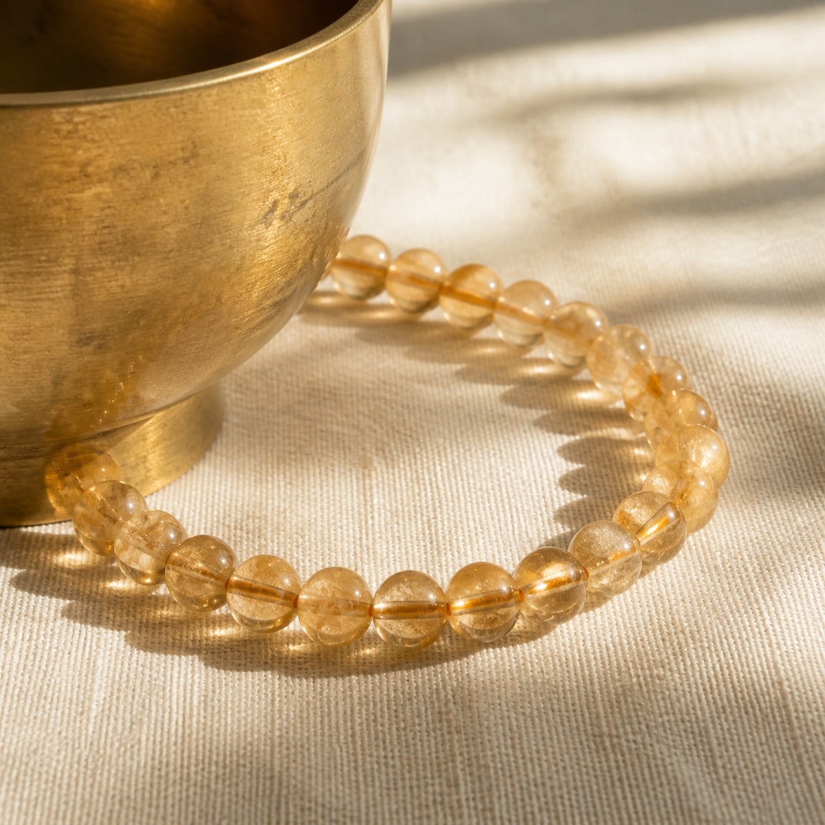 Golden crystal bracelet collection
