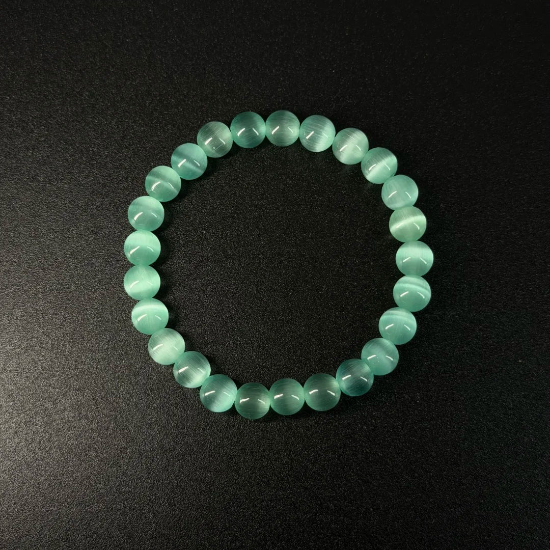 Fresh Harmony Cat’s Eye Three-Bracelet Set