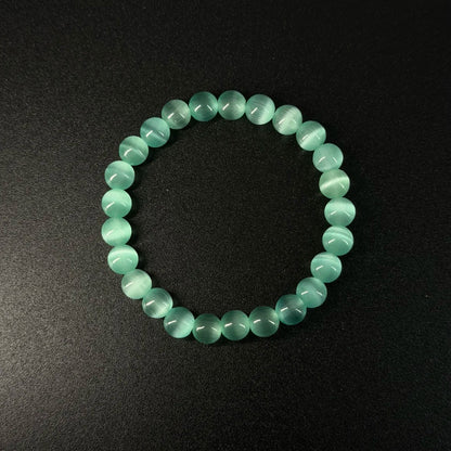 Fresh Harmony Cat’s Eye Three-Bracelet Set