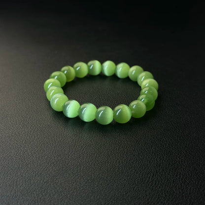 Fresh Harmony Cat’s Eye Three-Bracelet Set
