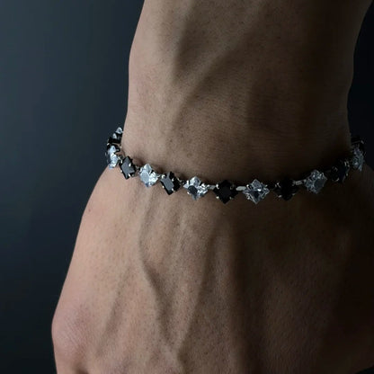 Alternating Color Cubic Zirconia Bracelet