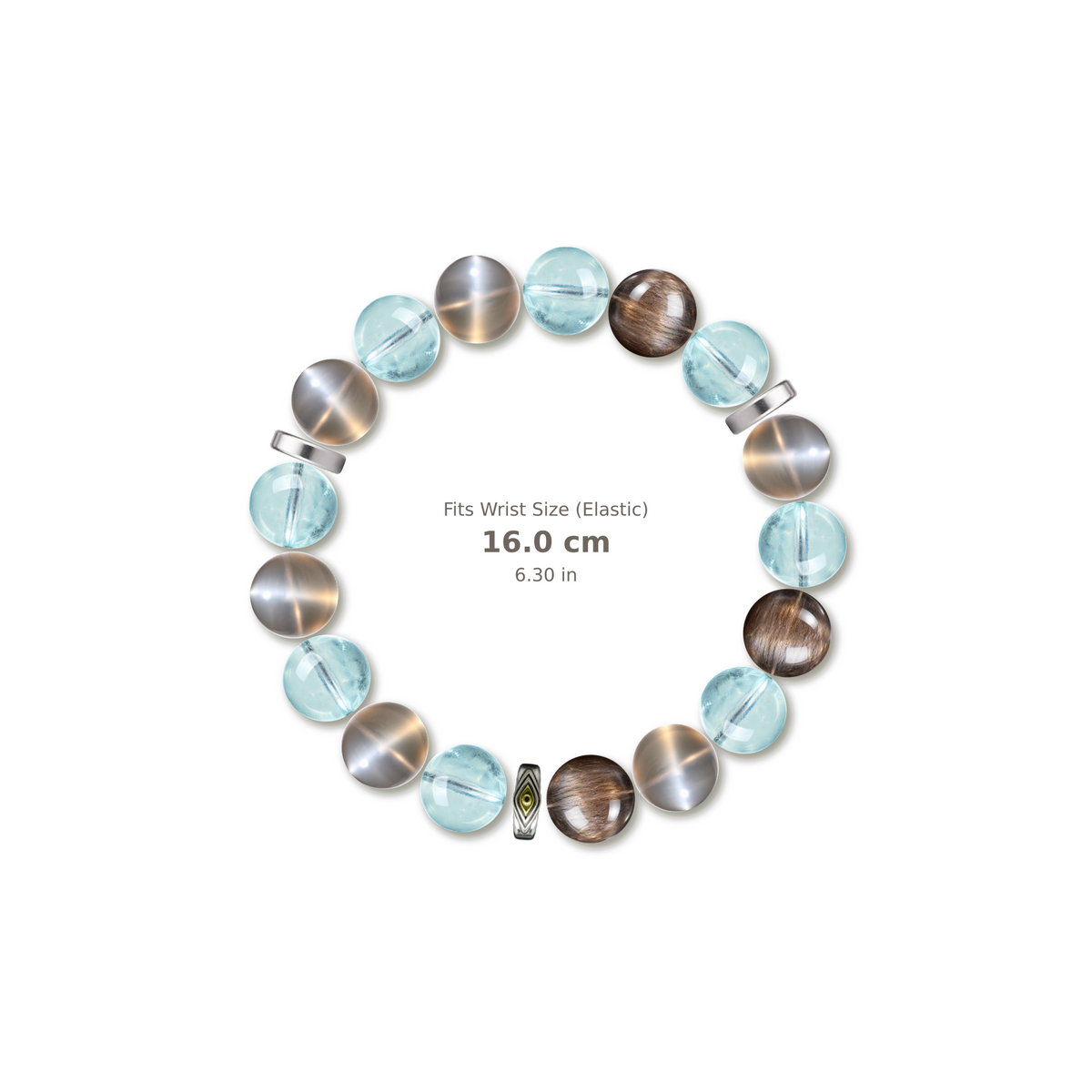 Black Moon Bracelet bracelet design — evenly distributed accents v3