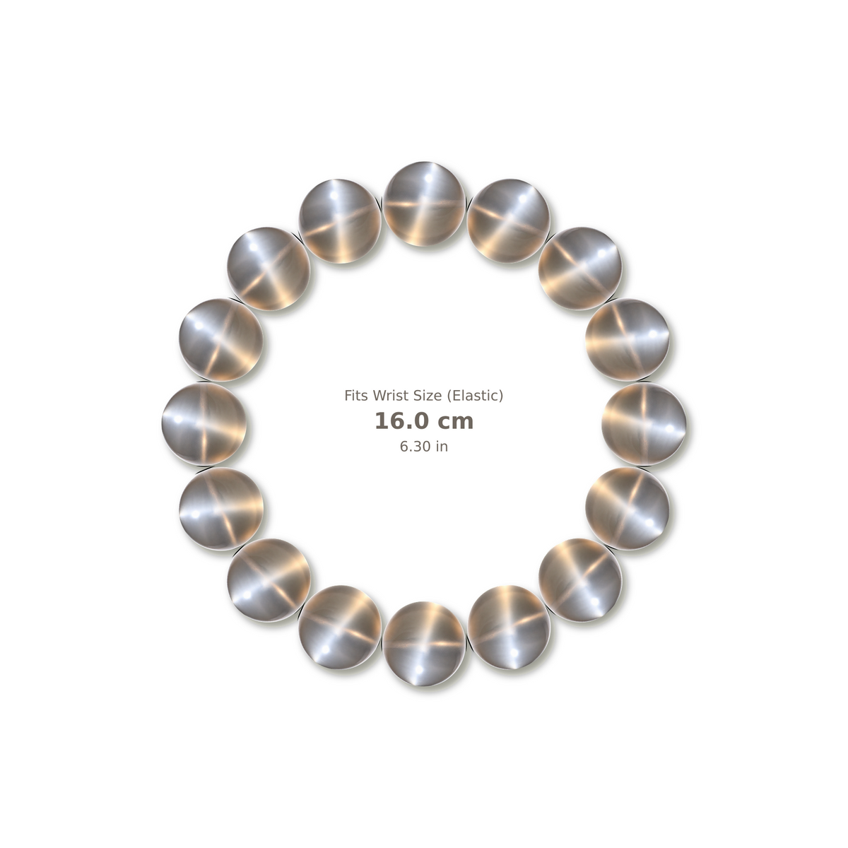 Black Moonstone Bracelet bracelet design — contact spacing 10mm, reference-style soft shadow, no string v9