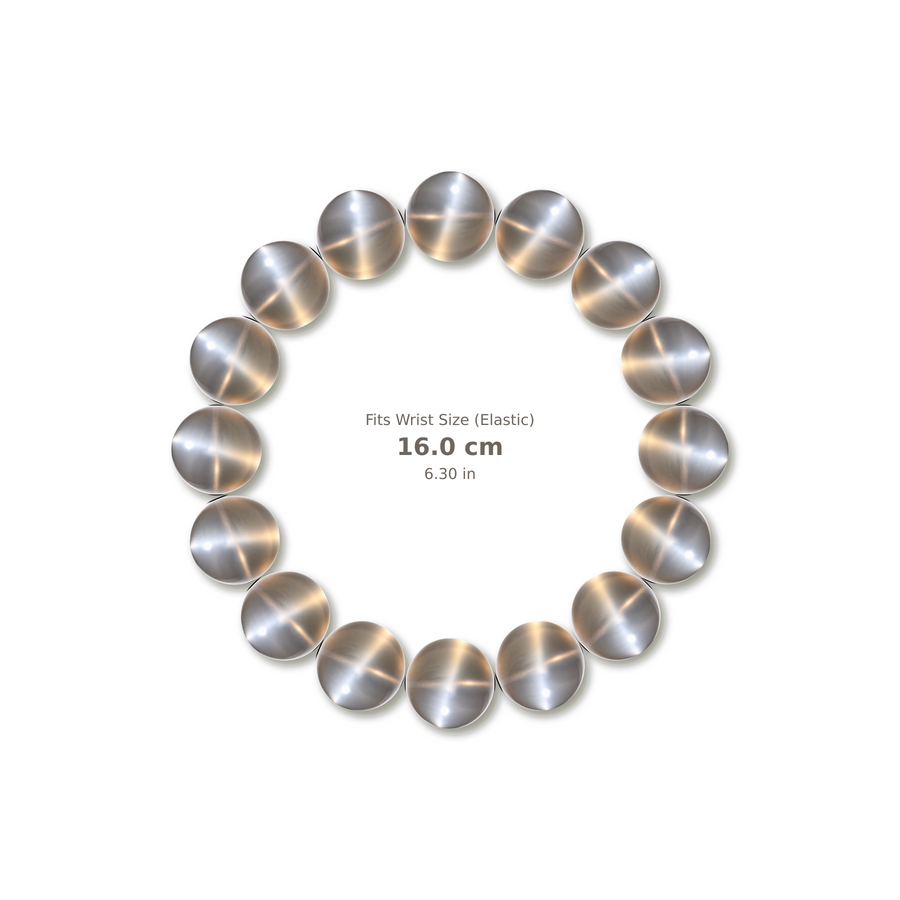 Black Moonstone Bracelet bracelet design — contact spacing 10mm, reference-style soft shadow, no string v9