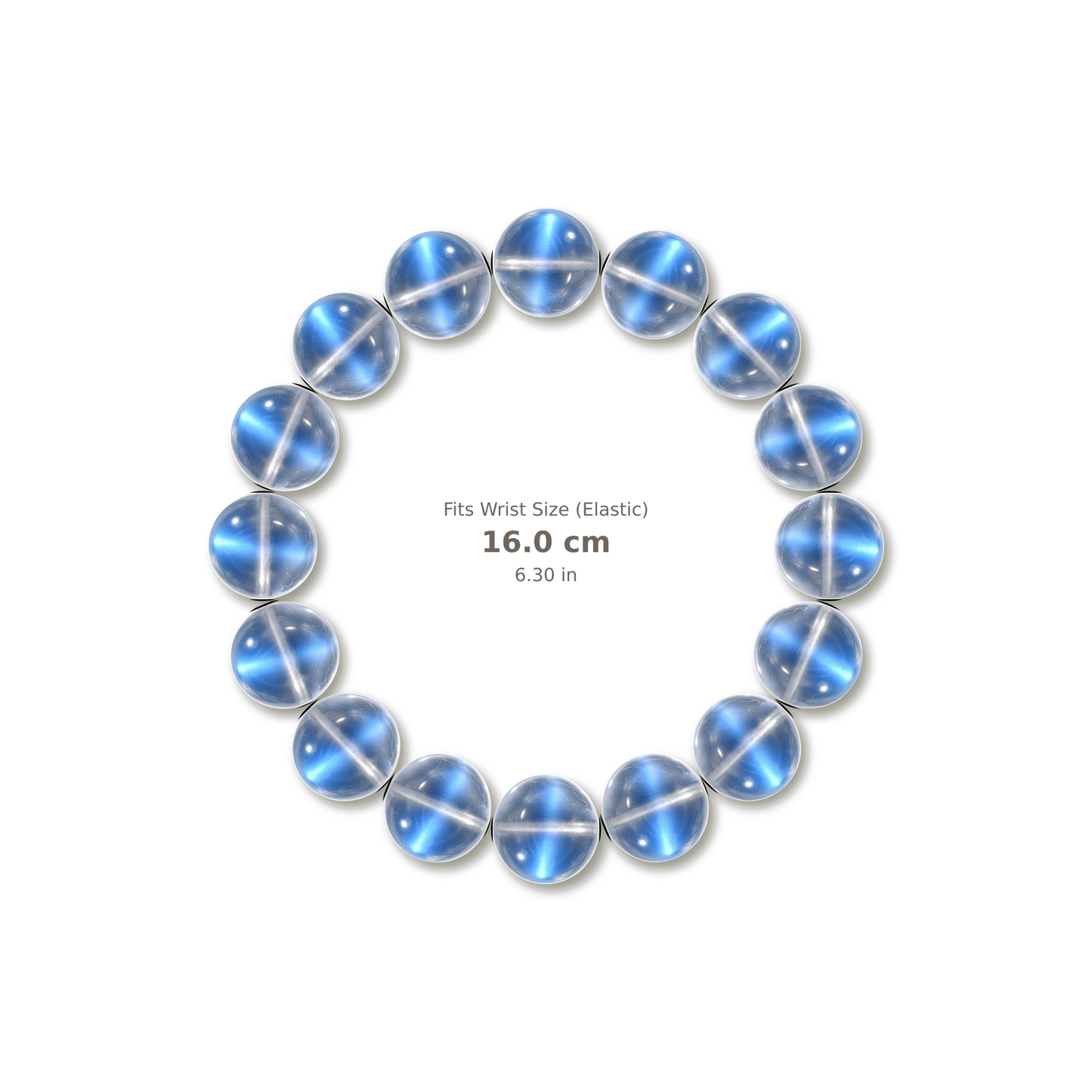 Blue Moonstone Bracelet bracelet design — contact spacing 10mm, reference-style soft shadow, no string v9