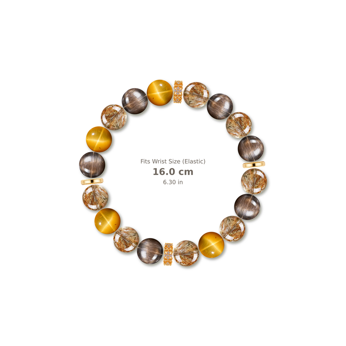 Bright Opportunity Bracelet mixed crystal bracelet design — alternating beads with evenly spaced accents and reference-style soft shadow