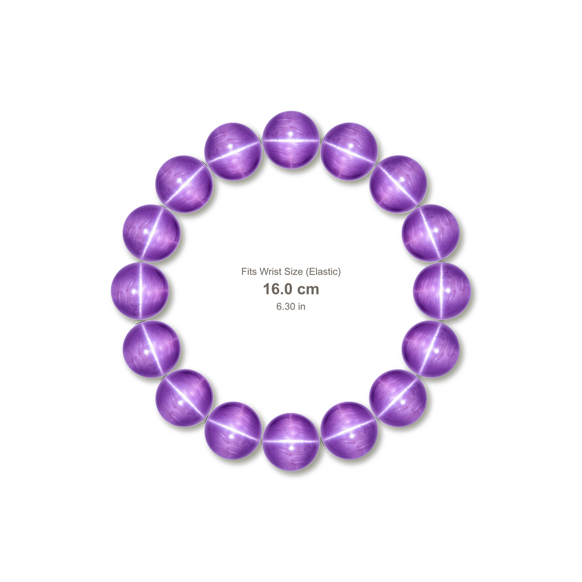Cat's Eye Kunzite Bracelet bracelet design — contact spacing 10mm, reference-style soft shadow, no string v9