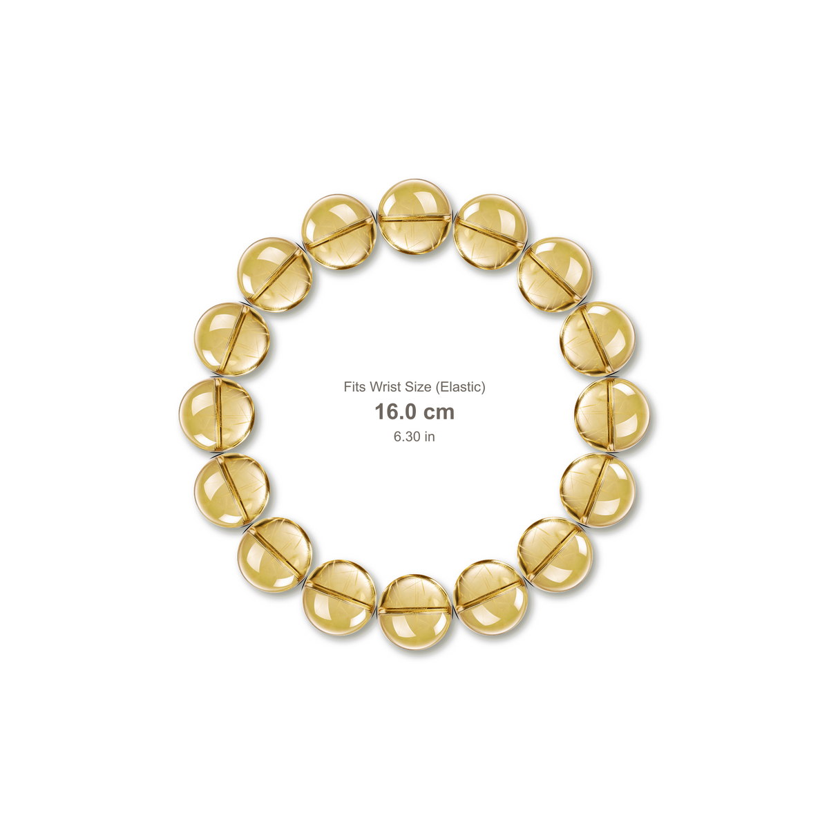Citrine Bracelet bracelet design — contact spacing 8mm, reference-style soft shadow, no string v9