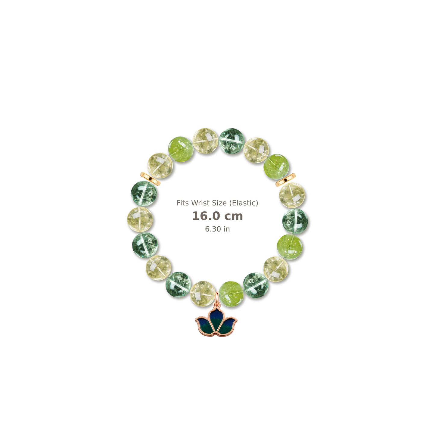 Citrine Path Bracelet mixed crystal bracelet design — alternating beads with evenly spaced accents and reference-style soft shadow