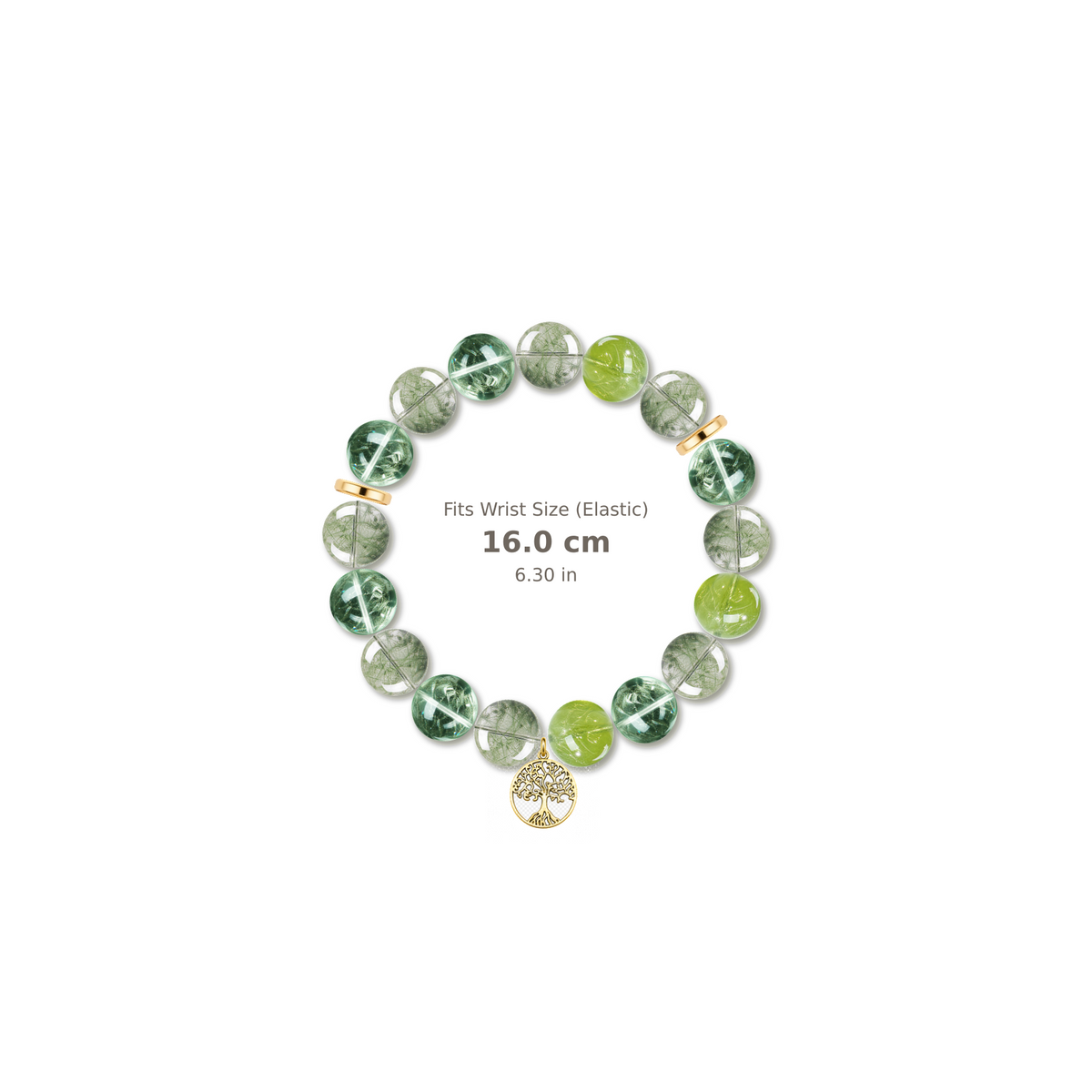 Fresh Chapter Bracelet mixed crystal bracelet design — alternating beads with evenly spaced accents and reference-style soft shadow