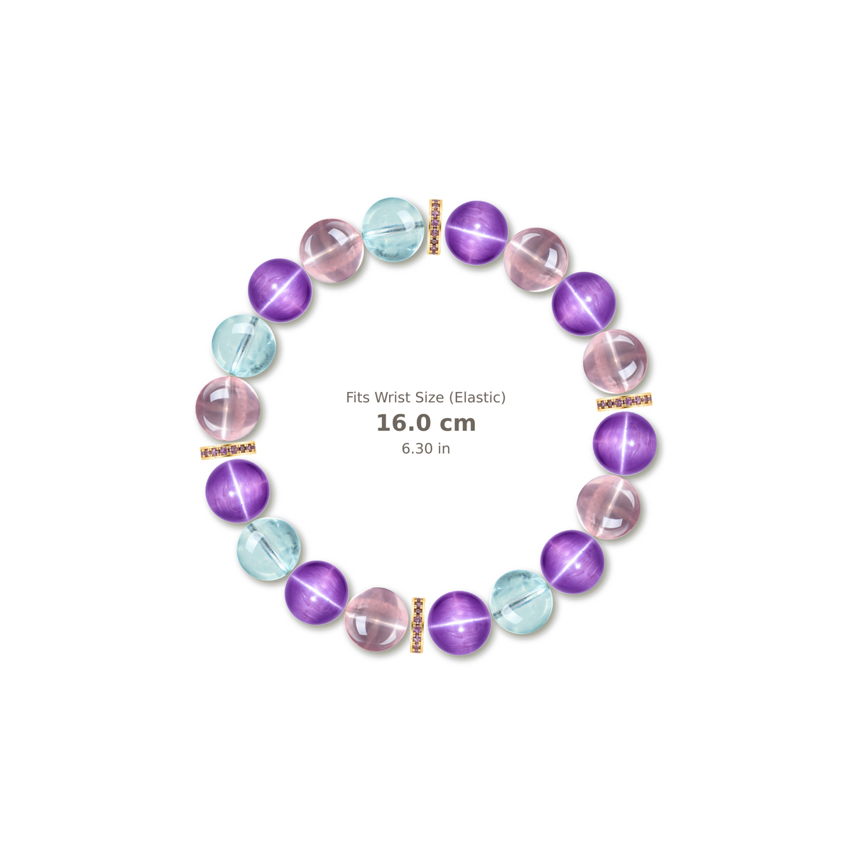 Gentle Pause Bracelet bracelet design — evenly distributed accents v3