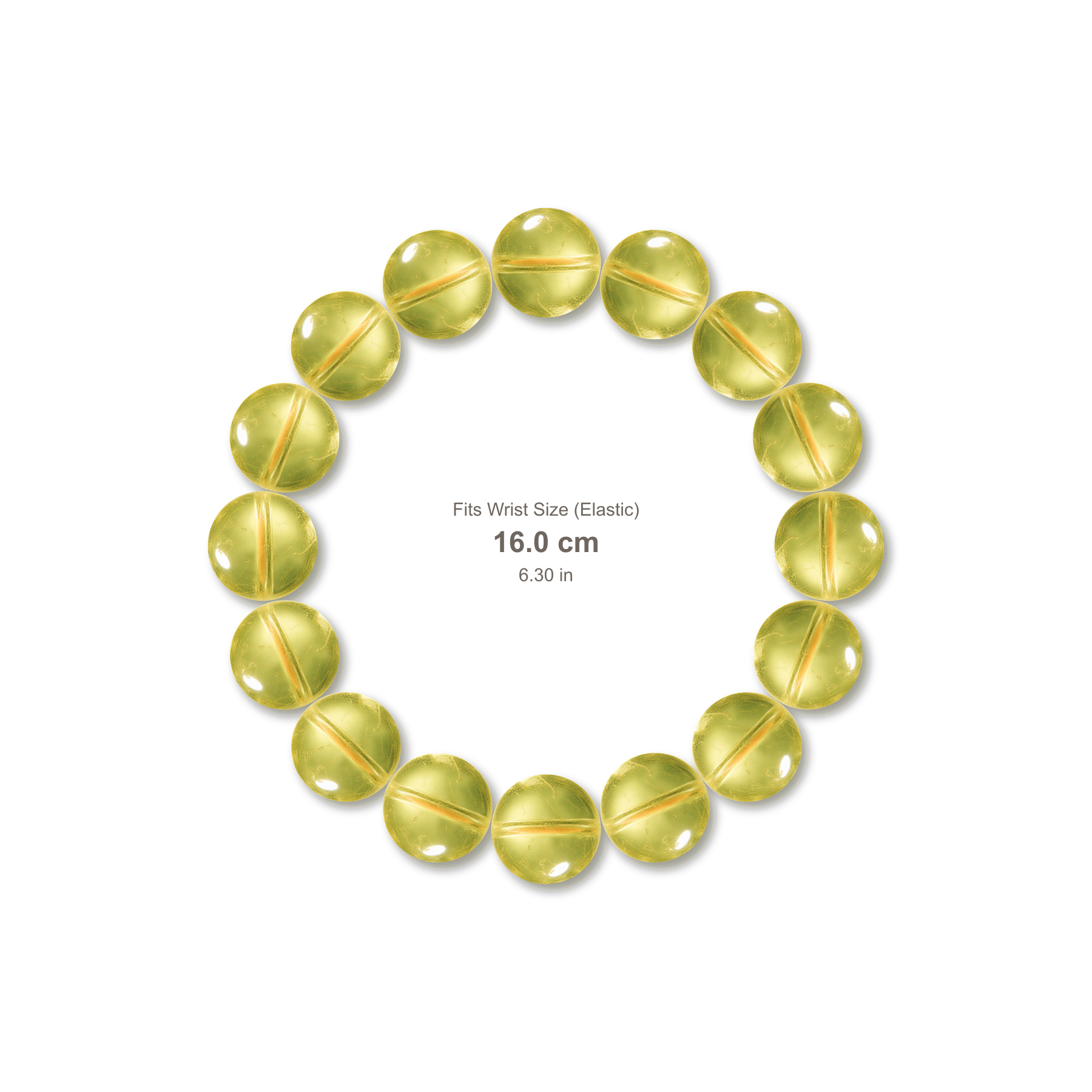 Golden Prehnite Bracelet bracelet design — contact spacing 10mm, reference-style soft shadow, no string v9