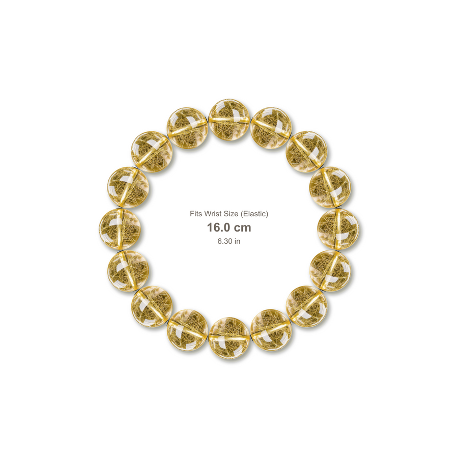 Golden Rutilated Quartz Bracelet bracelet design — contact spacing 8mm, reference-style soft shadow, no string v9