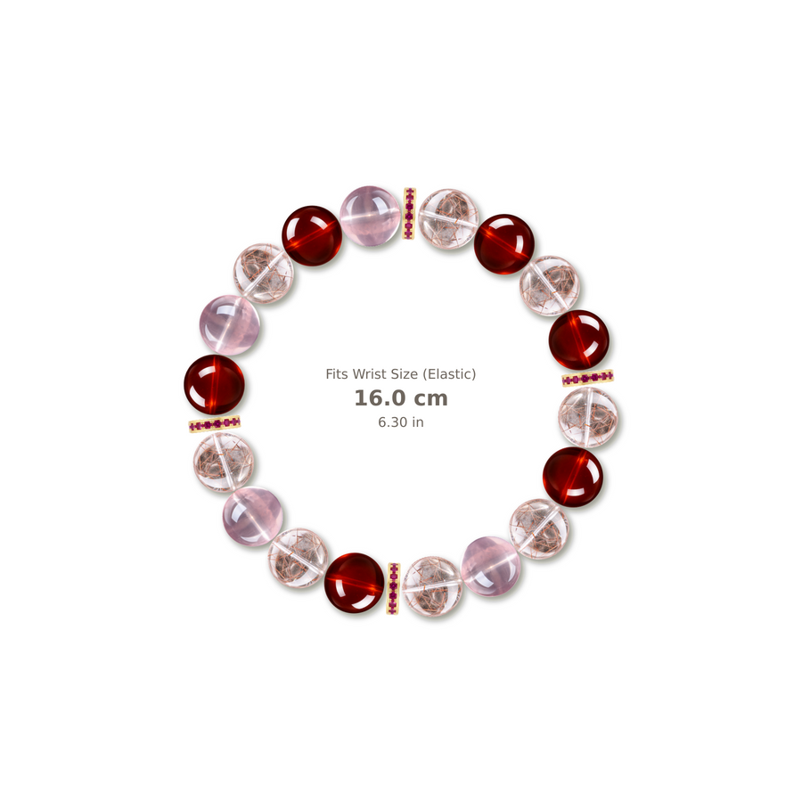 Heartlight Bracelet bracelet design — evenly distributed accents v3
