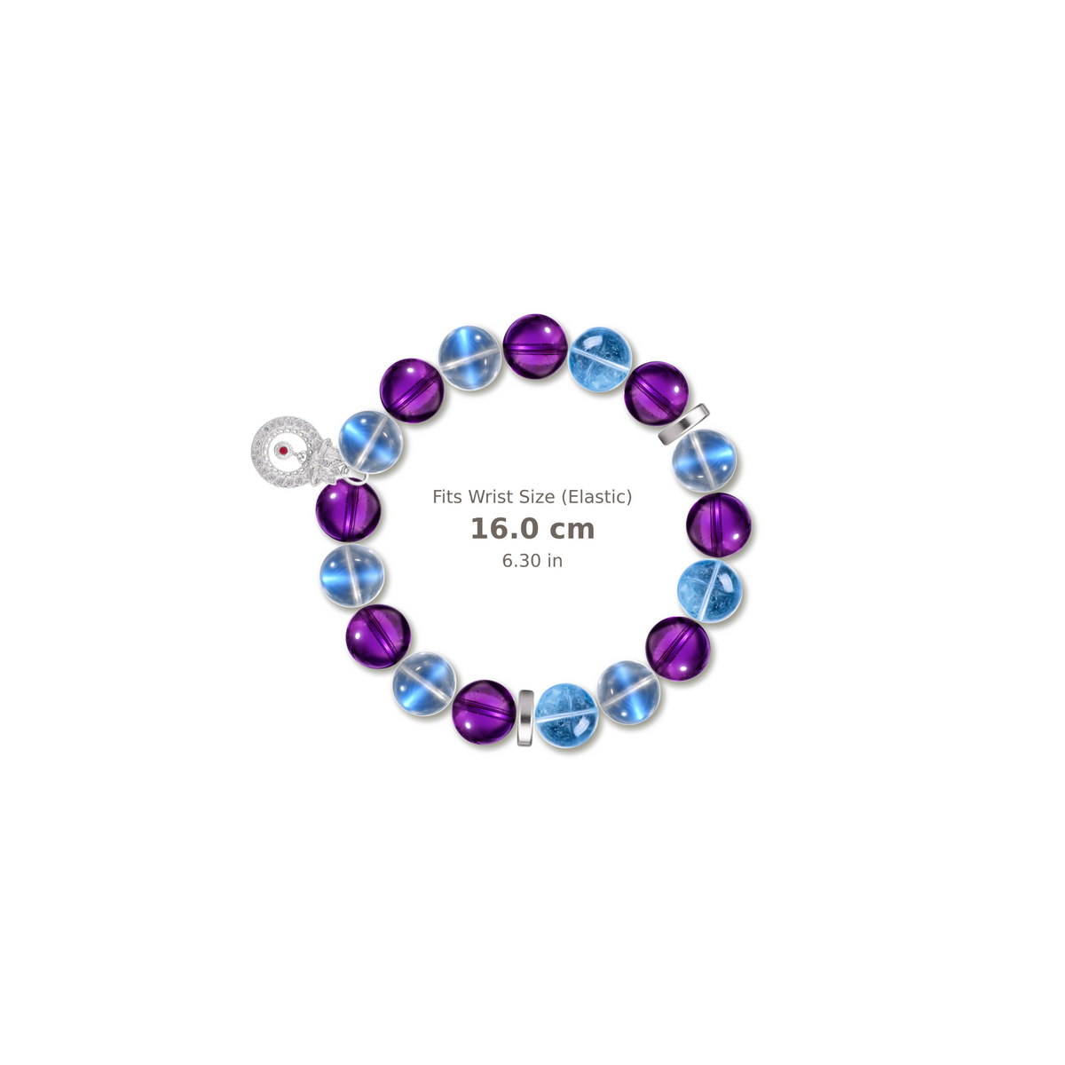 Lavender Hush Bracelet bracelet design — evenly distributed accents v3