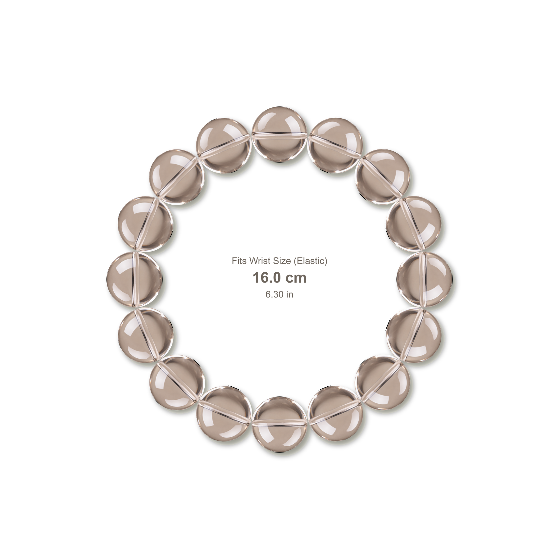 Light Smoky Quartz Bracelet bracelet design — refreshed Light Smoky Quartz v2