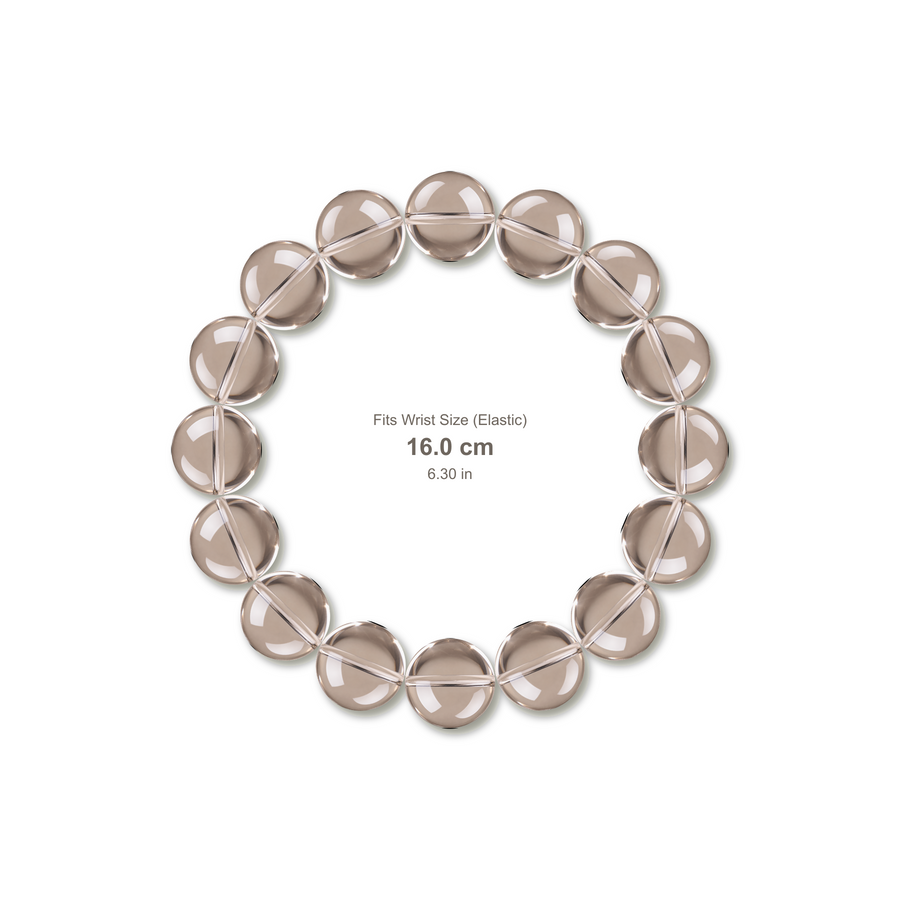 Light Smoky Quartz Bracelet bracelet design — refreshed Light Smoky Quartz v2