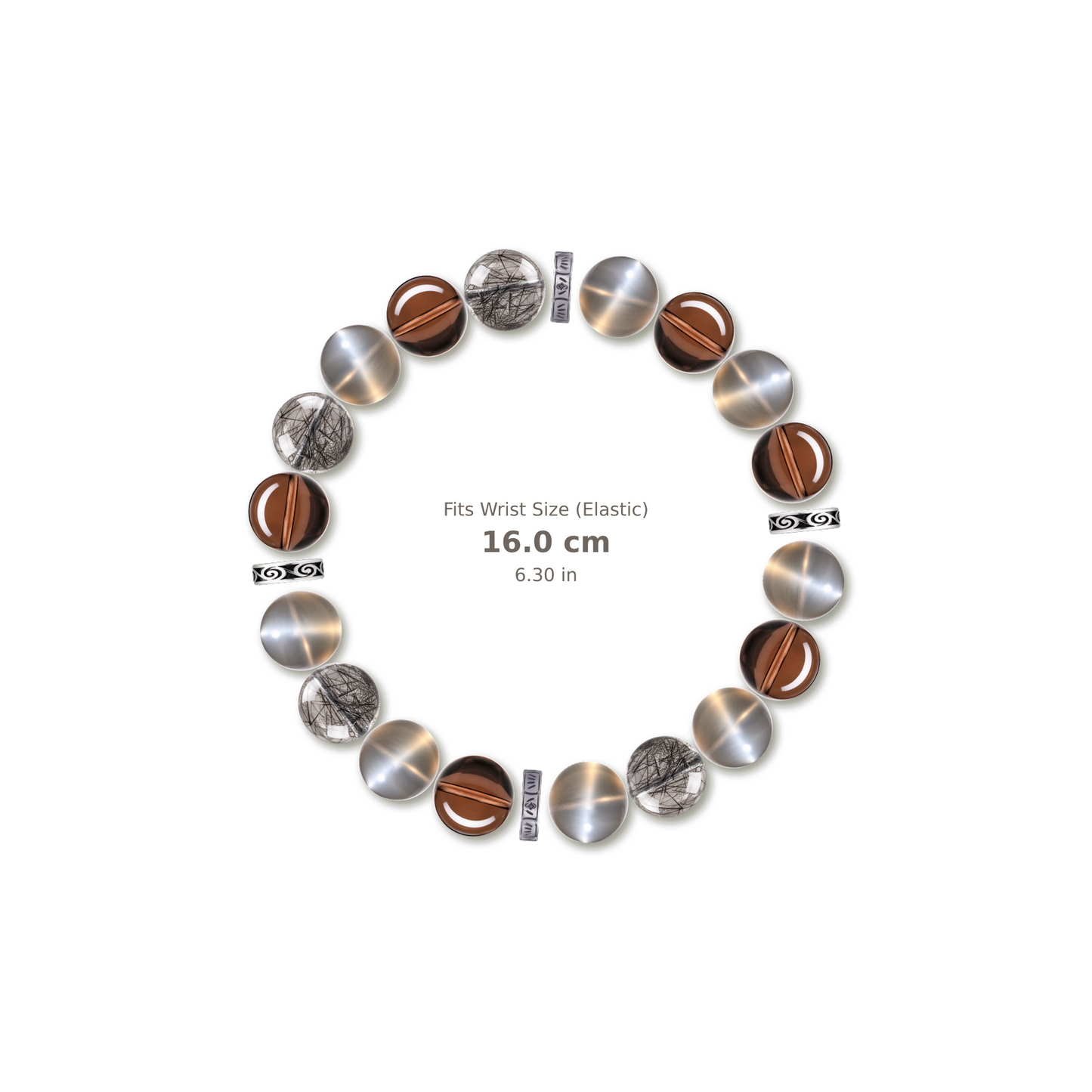 Midnight Shield Bracelet bracelet design — evenly distributed accents v3