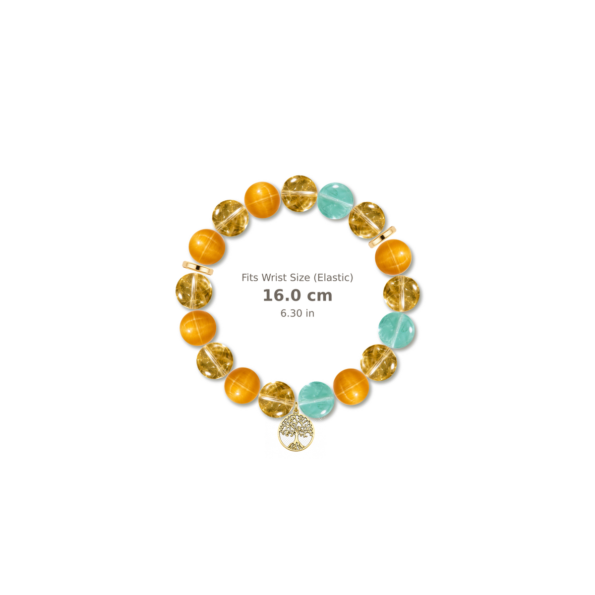 Open Doors Bracelet mixed crystal bracelet design — alternating beads with evenly spaced accents and reference-style soft shadow