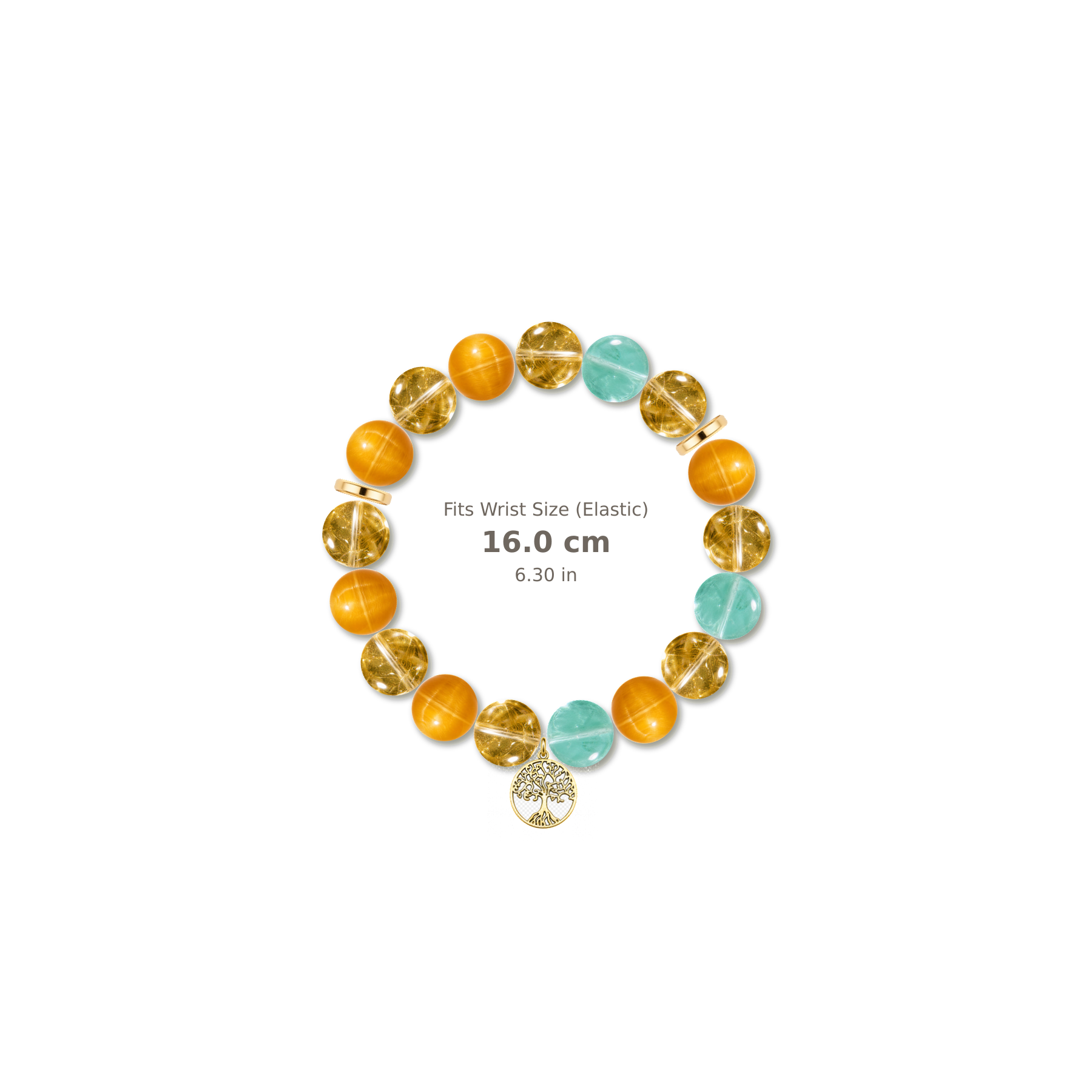 Open Doors Bracelet mixed crystal bracelet design — alternating beads with evenly spaced accents and reference-style soft shadow