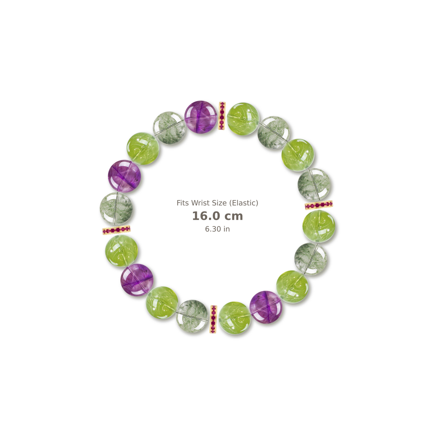Pink Promise Bracelet bracelet design — evenly distributed accents v3