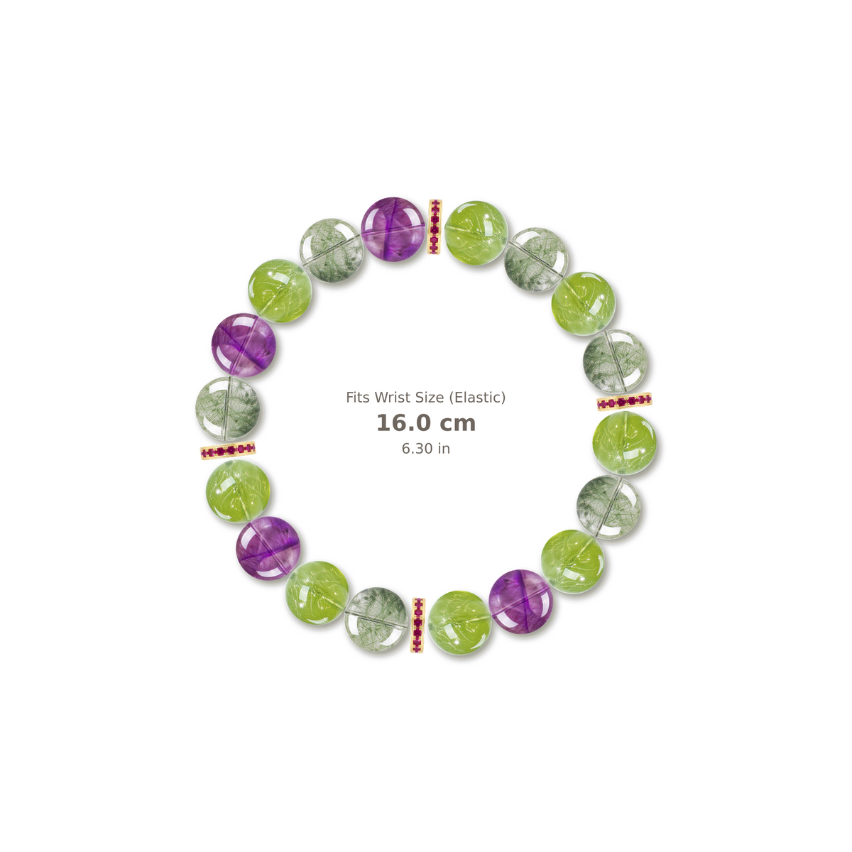 Pink Promise Bracelet bracelet design — evenly distributed accents v3