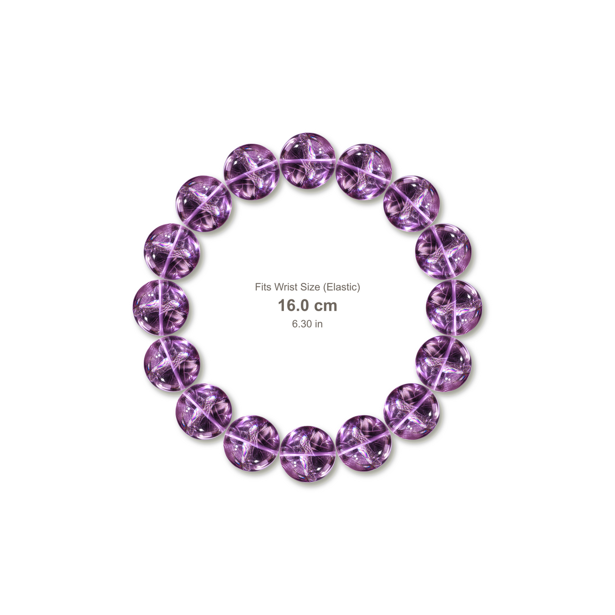 Purple Azeztulite Bracelet bracelet design — contact spacing 8mm, reference-style soft shadow, no string v9