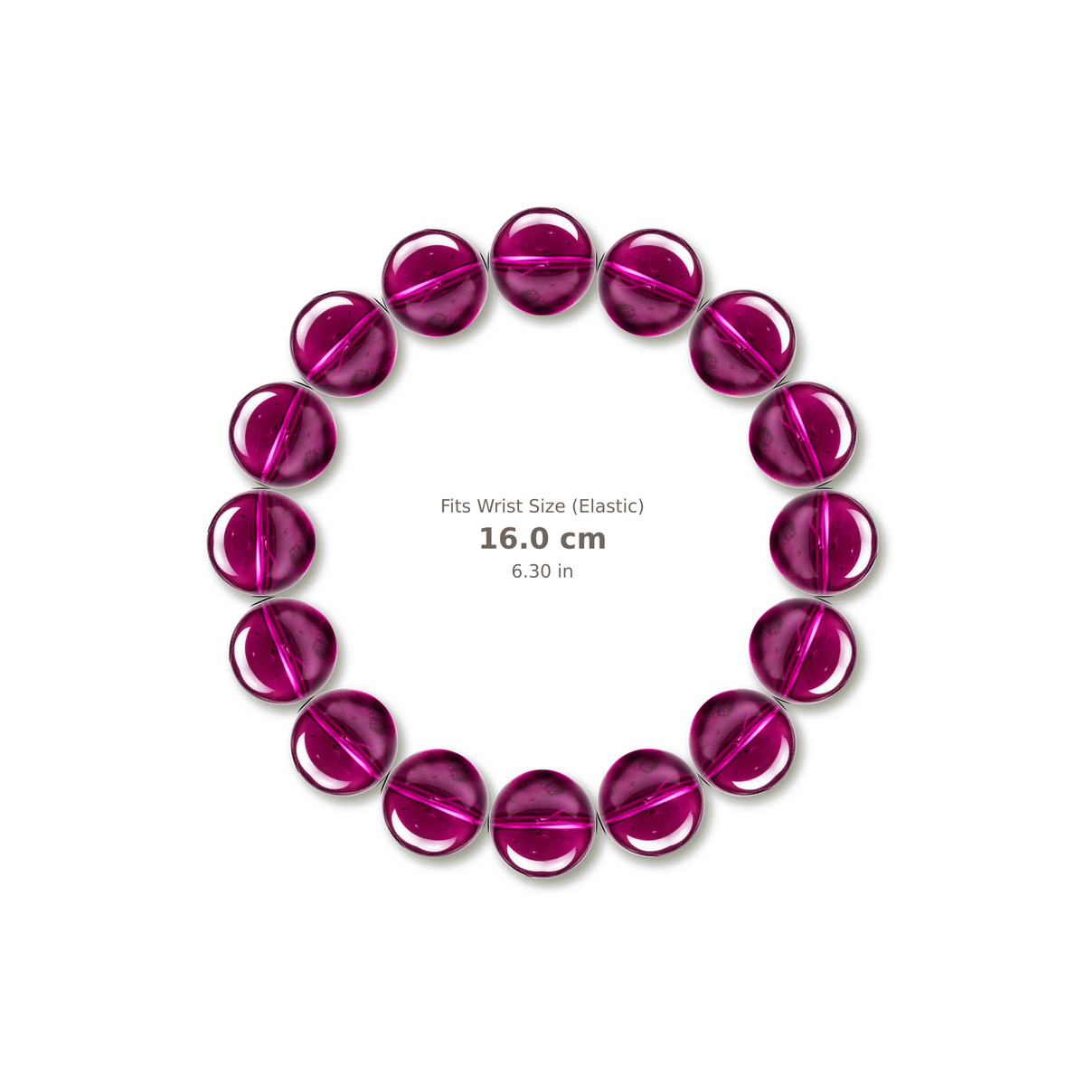 Purple Garnet Bracelet bracelet design — contact spacing 10mm, reference-style soft shadow, no string v9