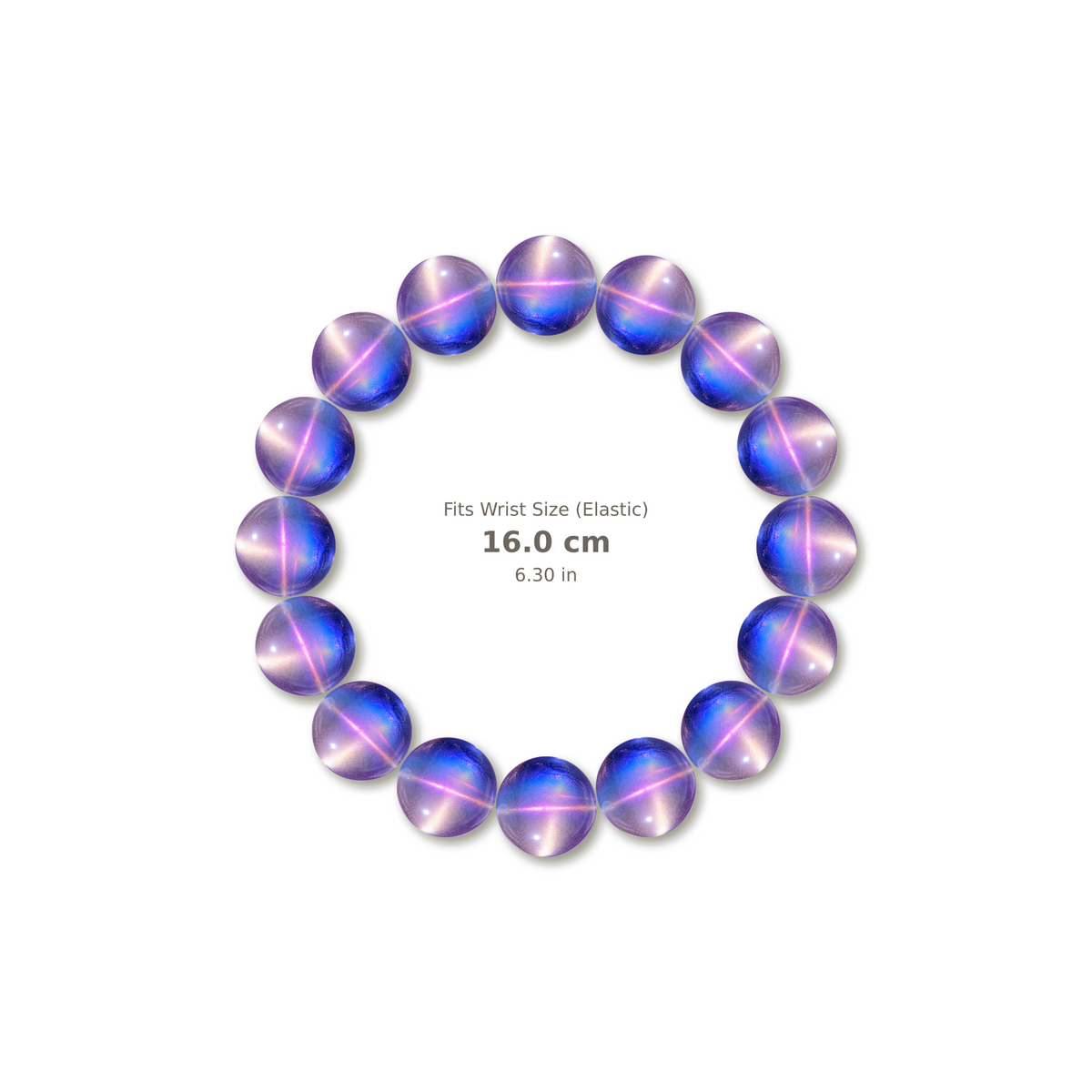 Purple Moonstone Bracelet bracelet design — contact spacing 8mm, reference-style soft shadow, no string v9