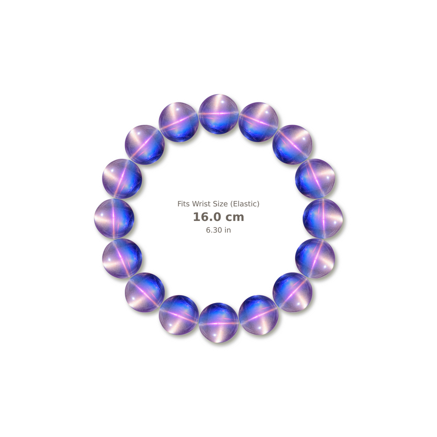 Purple Moonstone Bracelet bracelet design — contact spacing 8mm, reference-style soft shadow, no string v9