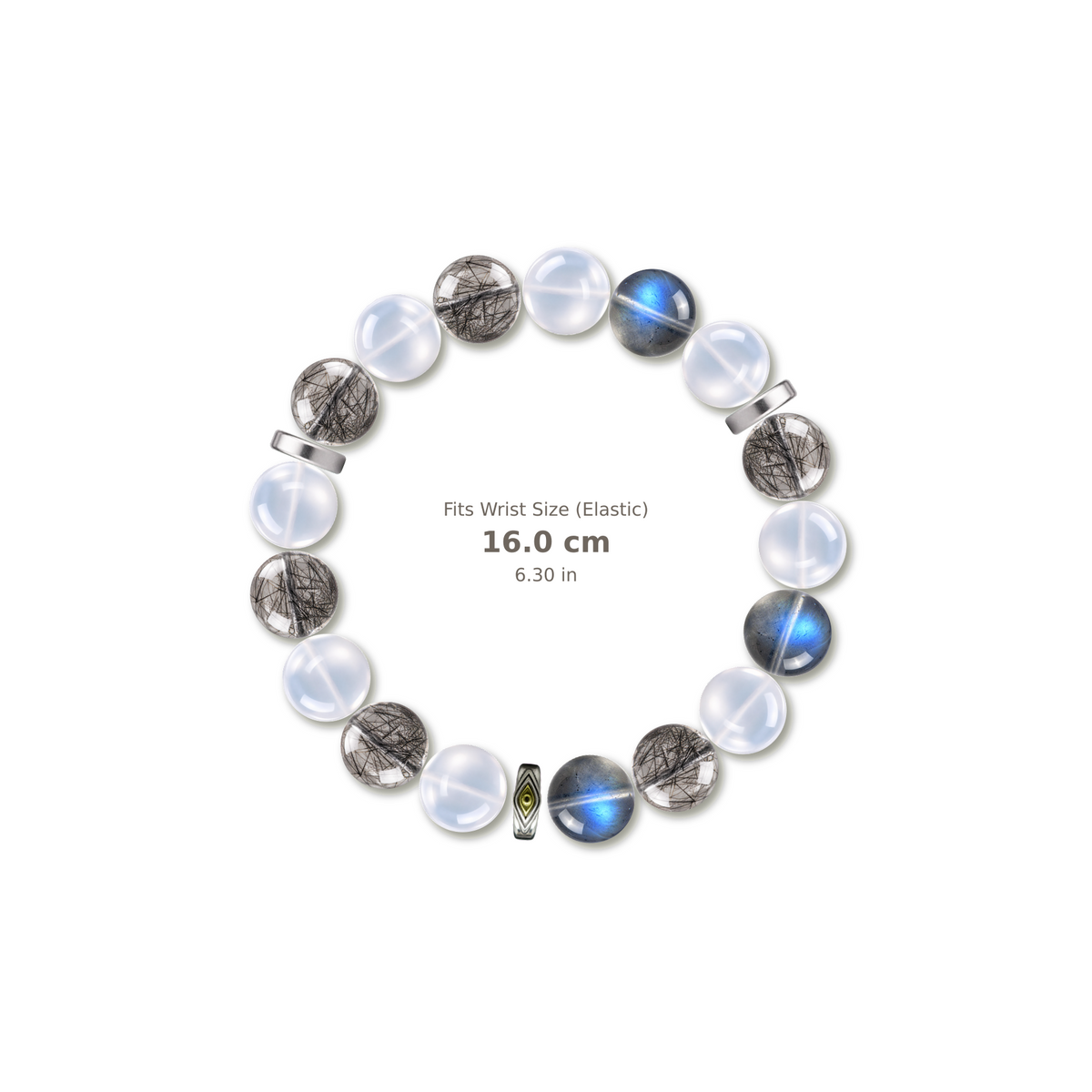 Silver Guard Bracelet bracelet design — evenly distributed accents v3