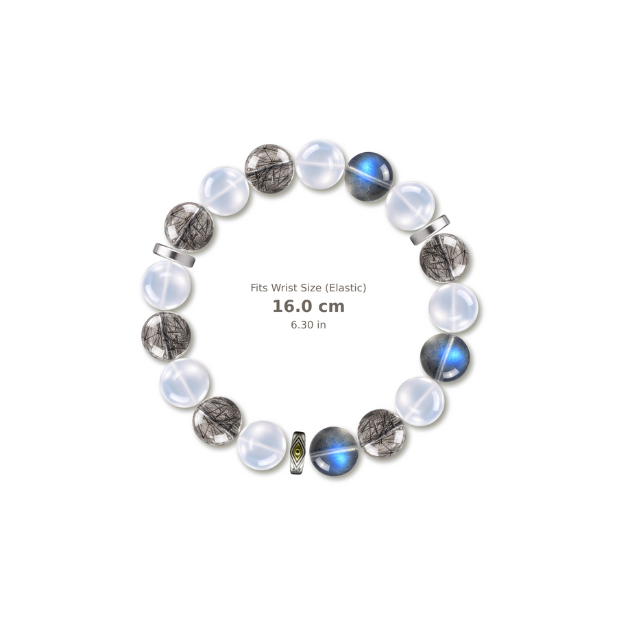 Silver Guard Bracelet bracelet design — evenly distributed accents v3