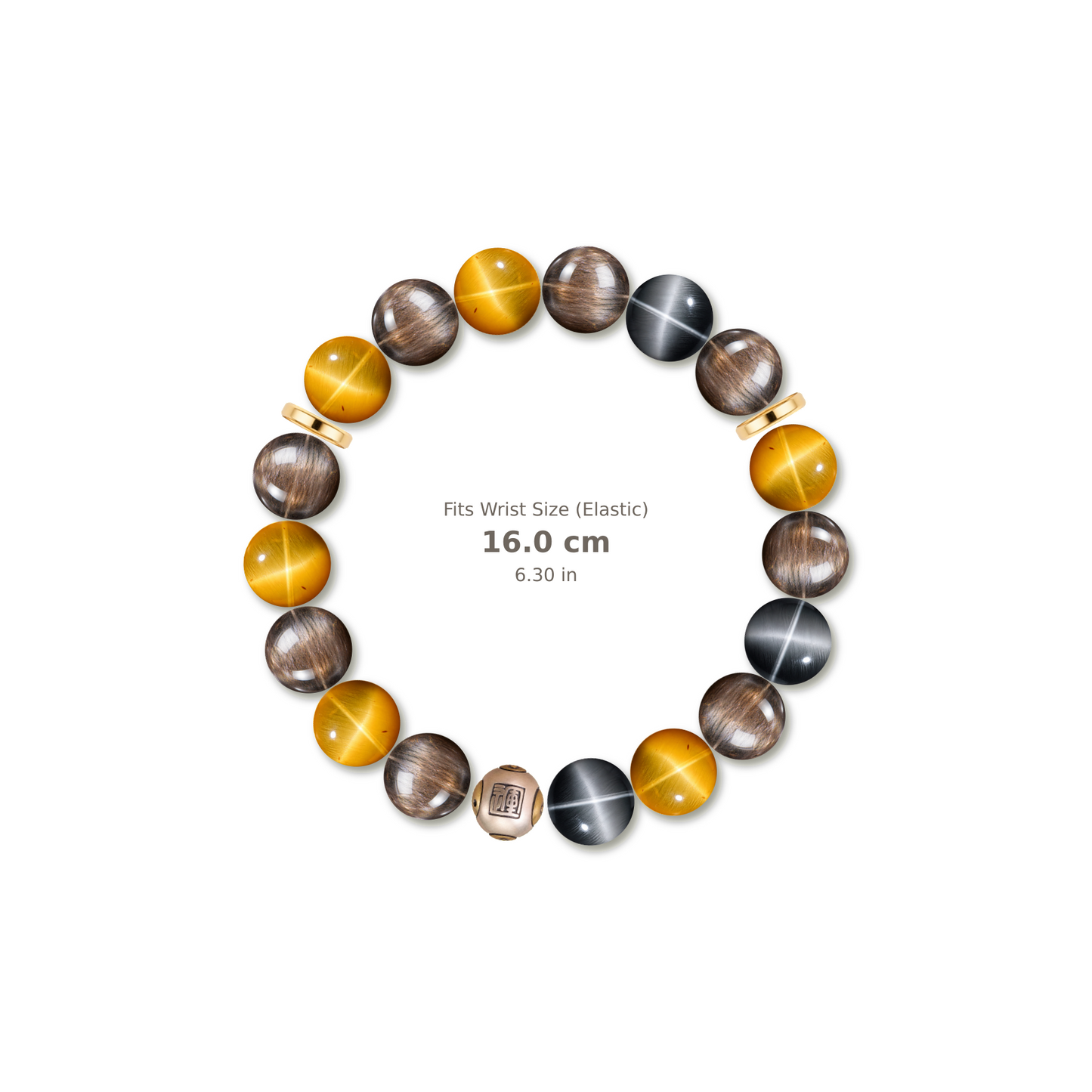 Steady Flame Bracelet bracelet design — evenly distributed accents v3