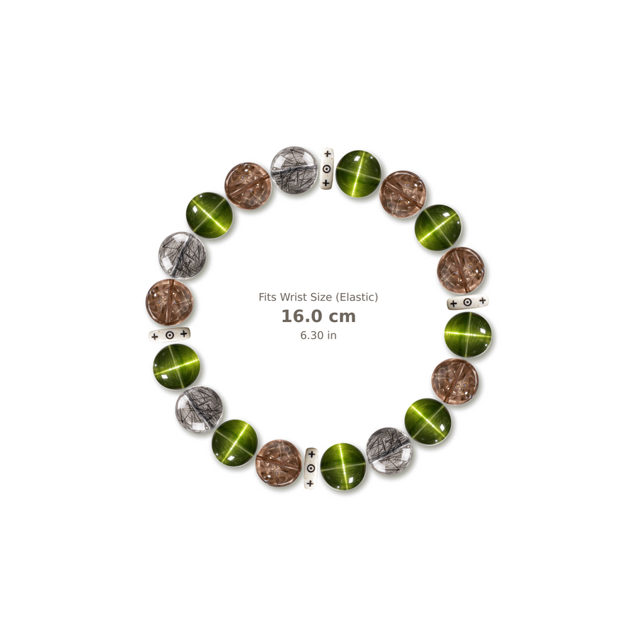 Steady Ground Bracelet bracelet design — evenly distributed accents v3