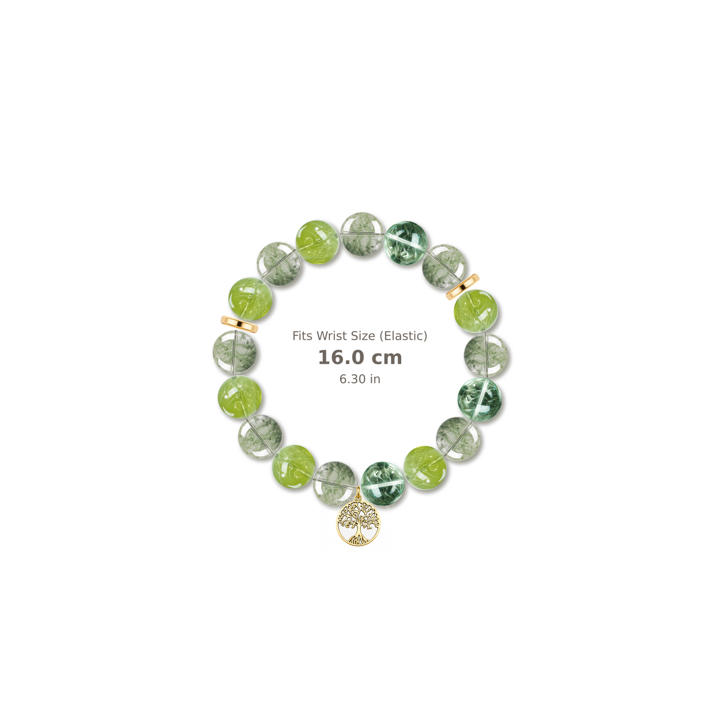 Success Bloom Bracelet mixed crystal bracelet design — alternating beads with evenly spaced accents and reference-style soft shadow