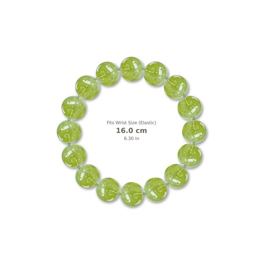 Tsavorite Garnet Bracelet bracelet design — contact spacing 8mm, reference-style soft shadow, no string v9