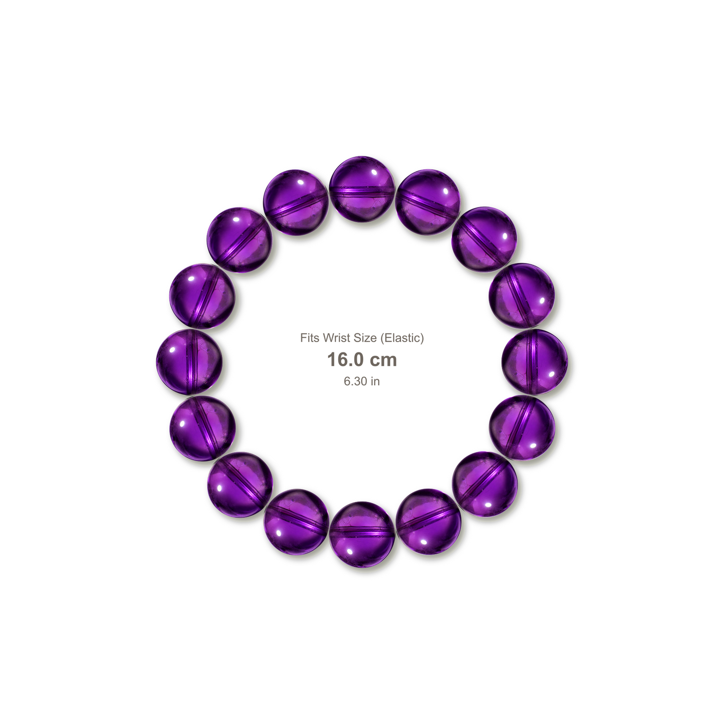 Uruguayan Amethyst Bracelet bracelet design — contact spacing 8mm, reference-style soft shadow, no string v9