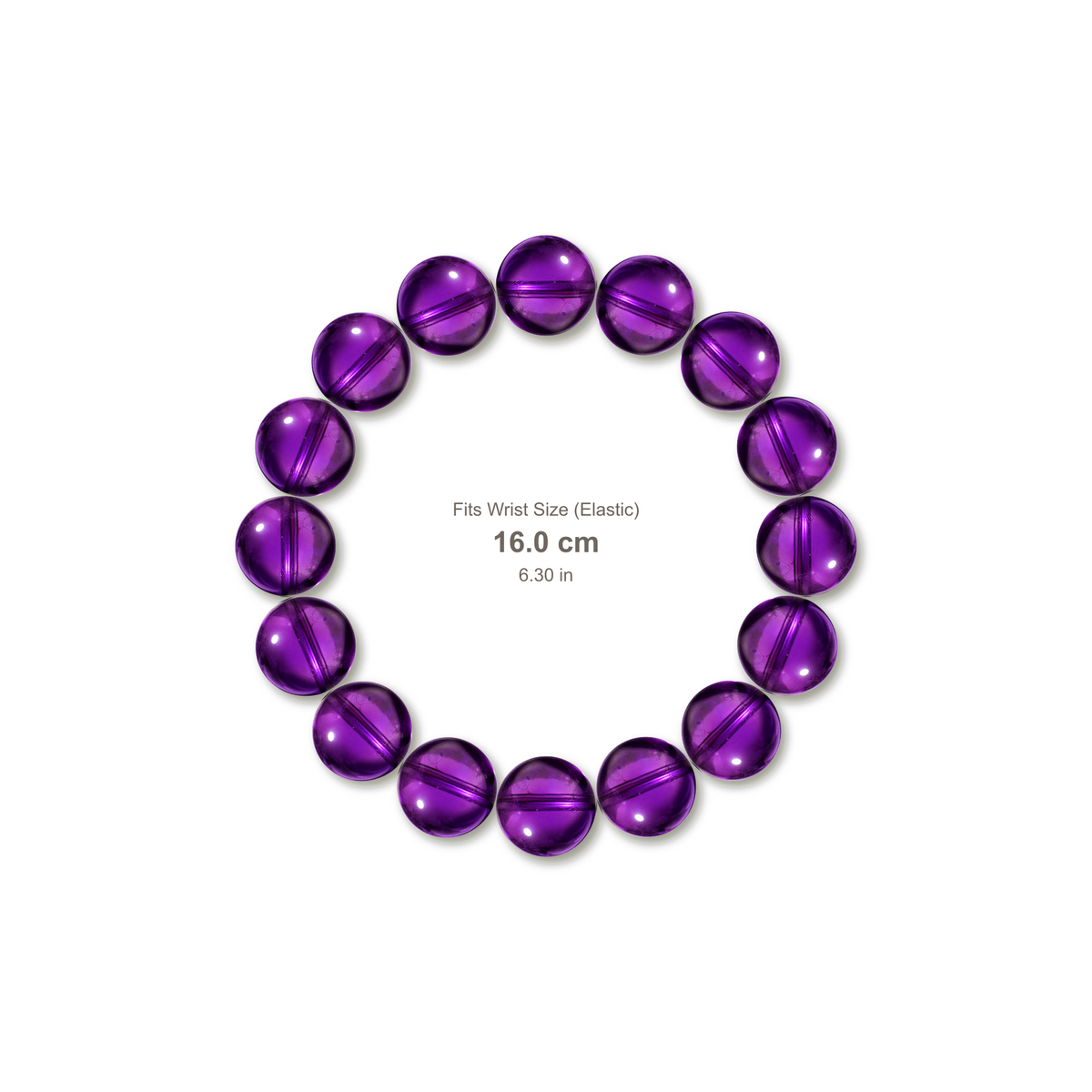 Uruguayan Amethyst Bracelet bracelet design — contact spacing 8mm, reference-style soft shadow, no string v9