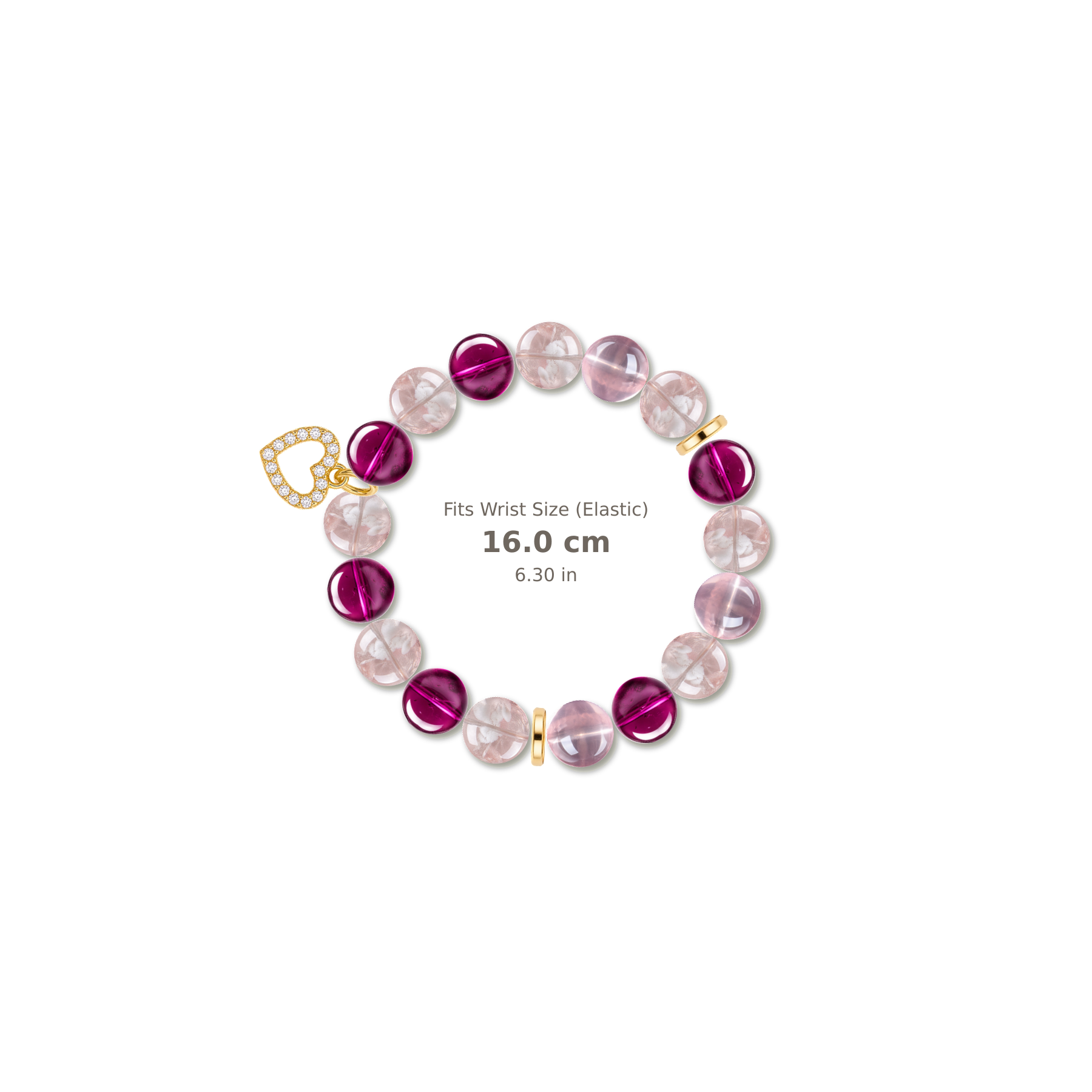 Warm Affection Bracelet bracelet design — evenly distributed accents v3