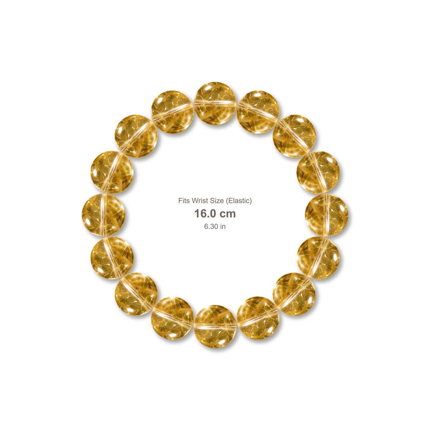 Yellow Topaz Bracelet bracelet design — contact spacing 10mm, reference-style soft shadow, no string v9